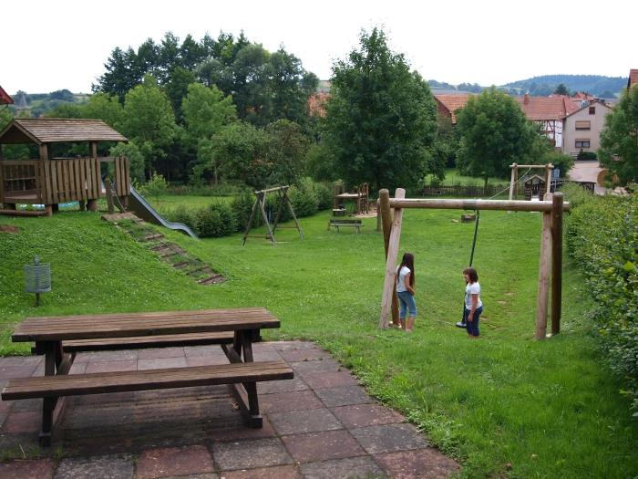 Spielplatz von oben